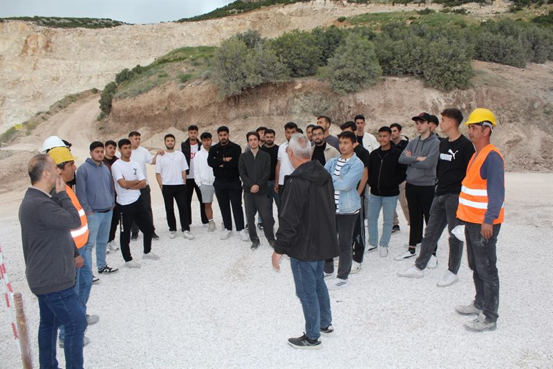 Gölhisar MYO Öğrencileri Taş Ocağımızı Ziyaret Etti