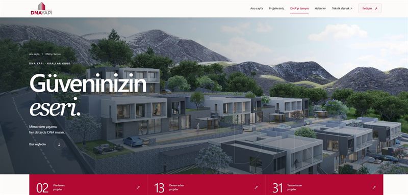 Grup Şirketimiz DNA Yapı’nın Yeni İnternet Sitesi Yayında!